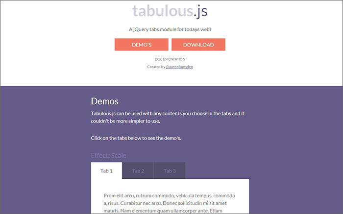 tabulous.js